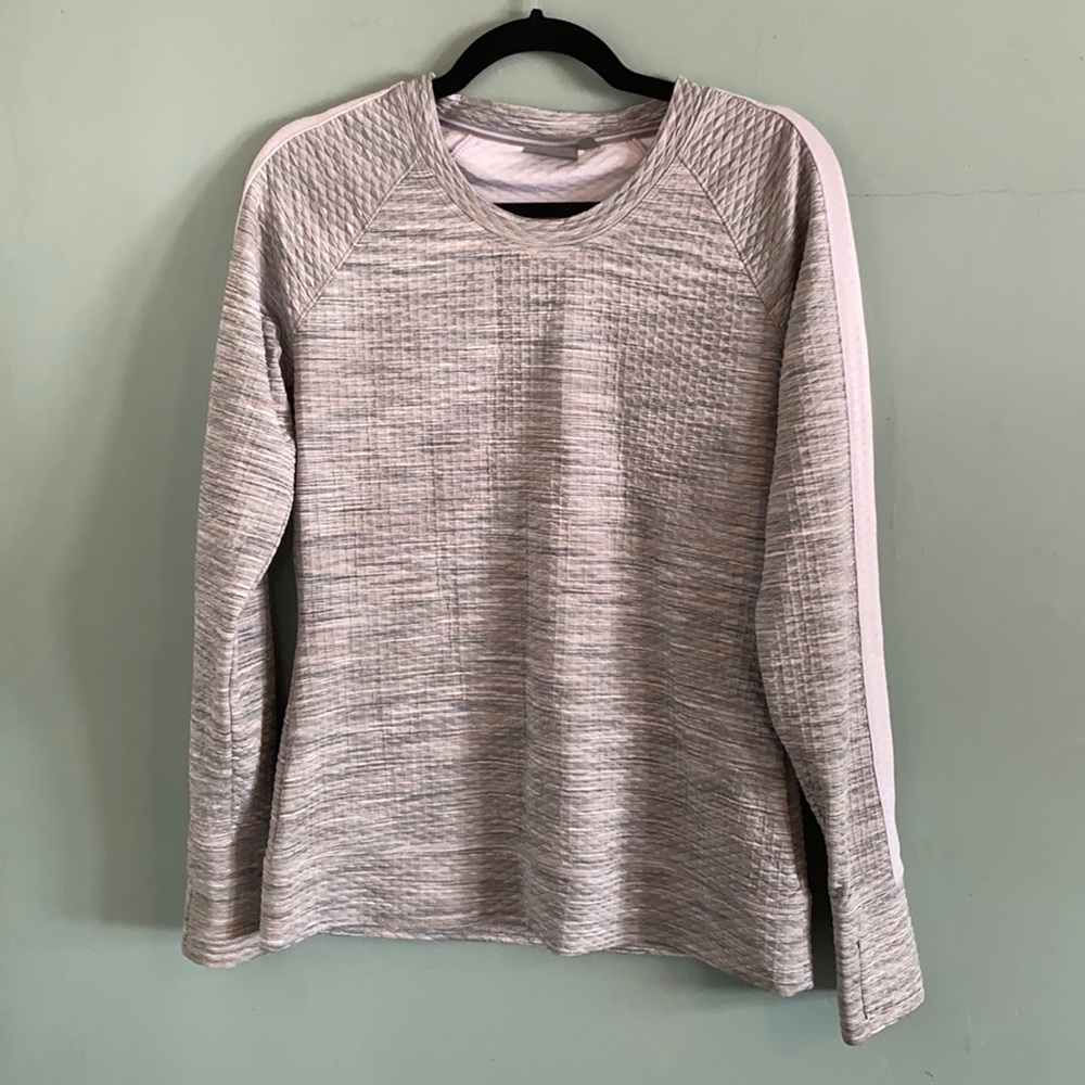 Athleta Snowscape quilted pullover M